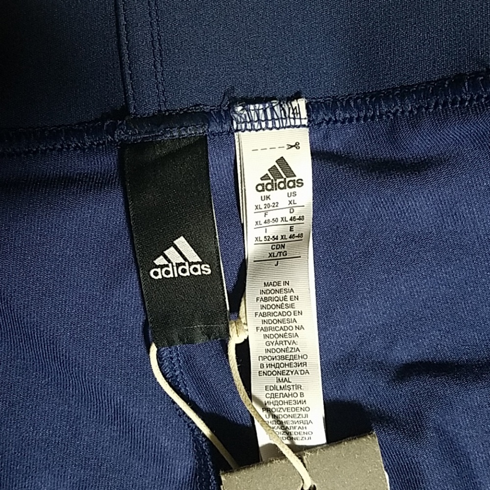 adidas Blue Mesh Tights - Picture 7 of 7